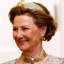 Dronning Sonja under velkomstmiddagen (Foto: Lise Åserud / NTB scanpix)